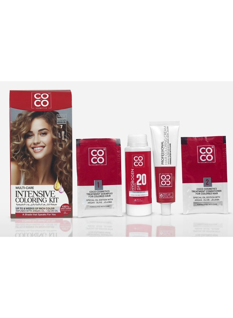Coco Multi Care Intensive Coloring Kit 7 Blond - Image 1